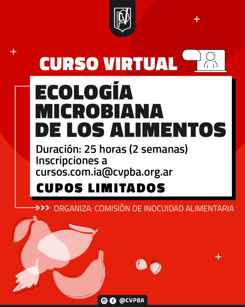 Curso virtual: «Ecología Microbiana de los Alimentos»