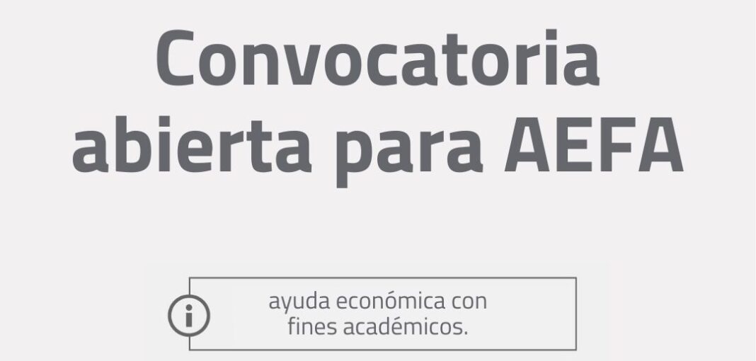 becas aefa