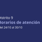 Horarios de atención