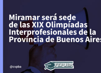 Miramar será sede de las XIX Olimpíadas Interprofesionales de la Provincia de Bs As