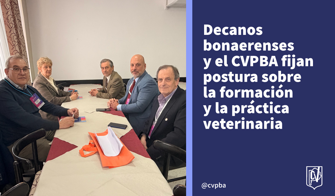 Decanos bonaerenses y el CVPBA
